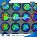 Brand Protection Rainbow hologramme custom security seal stickers